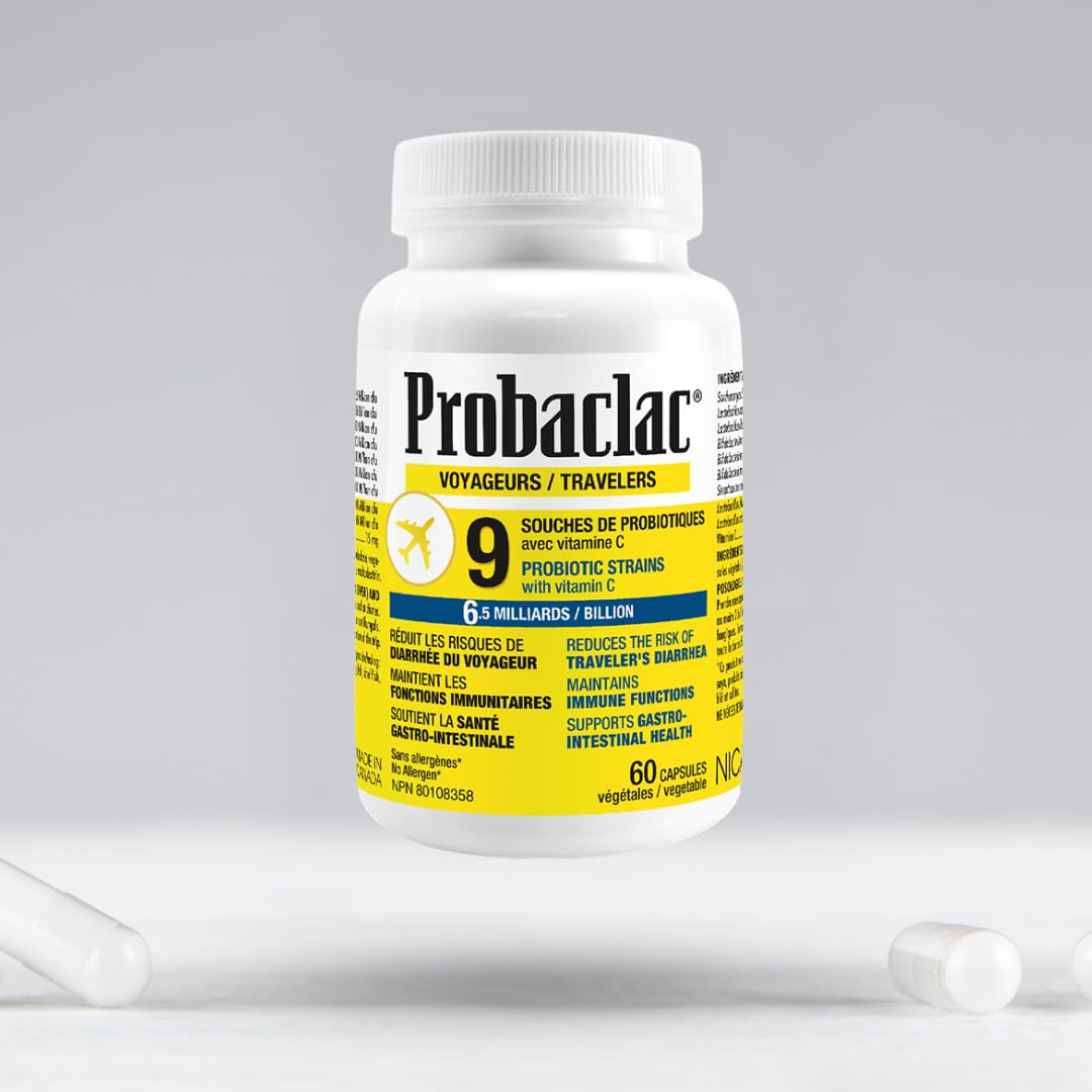 Probaclac Natural Travelers Probiotics Capsule 1 Count