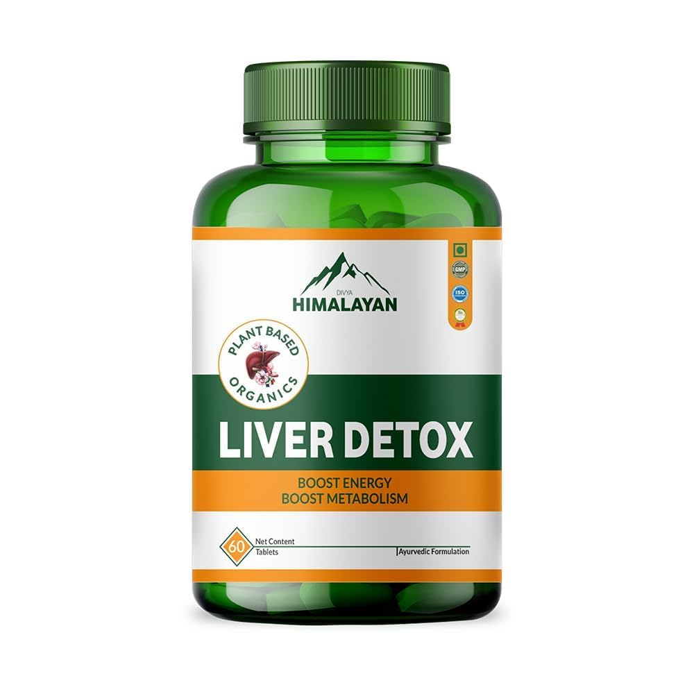 Divya Himalayan Liver Detox & Liver Support Supplement Tablet 60 Count