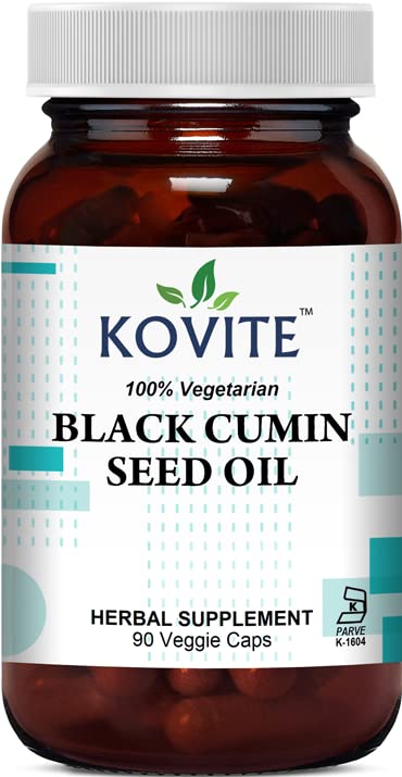 Kovite Black Cumin Seed Oil 500 mg Liquid Capsules - 90 Capsules