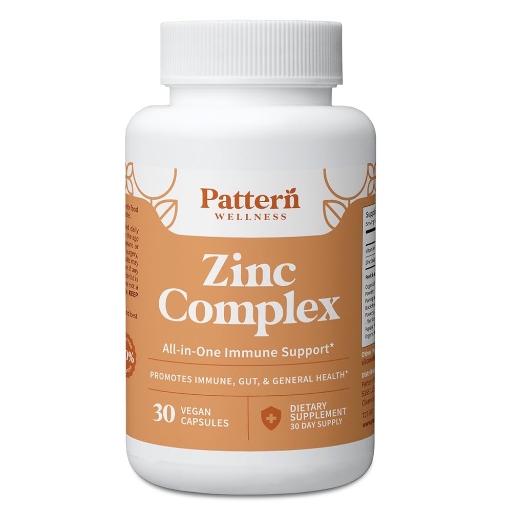 Pattern Wellness Zinc Complex Supplement Capsule 30