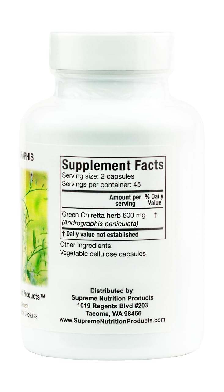Supreme Nutrition Products Andrographis Capsule 90 Count