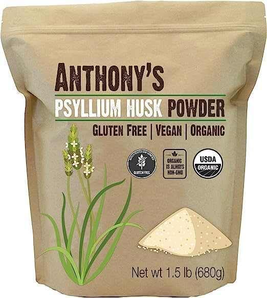 Anthony's Organic Psyllium Husk Powder 24 oz