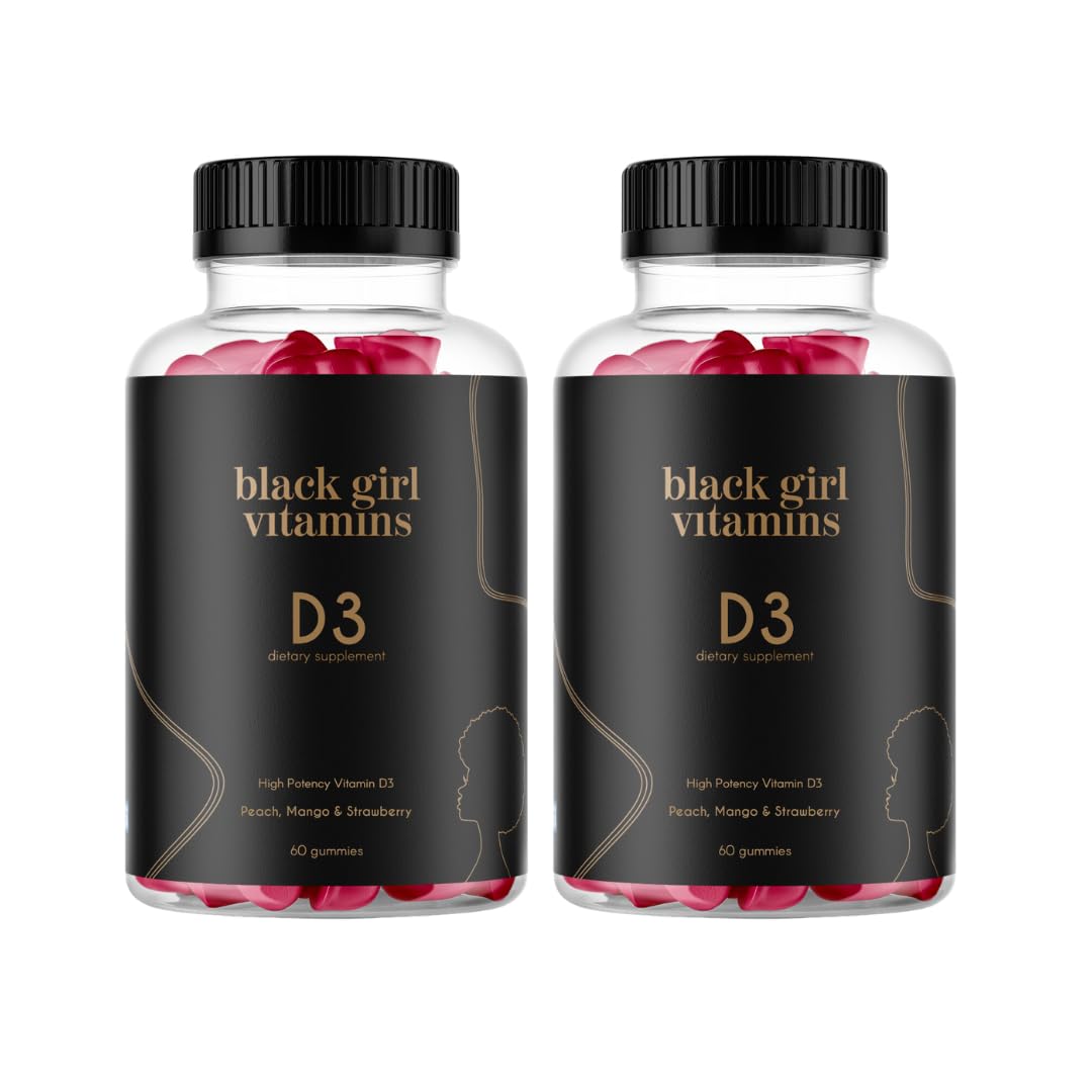 Black Girl Vitamins Vitamin D3 Gummies 120 Count