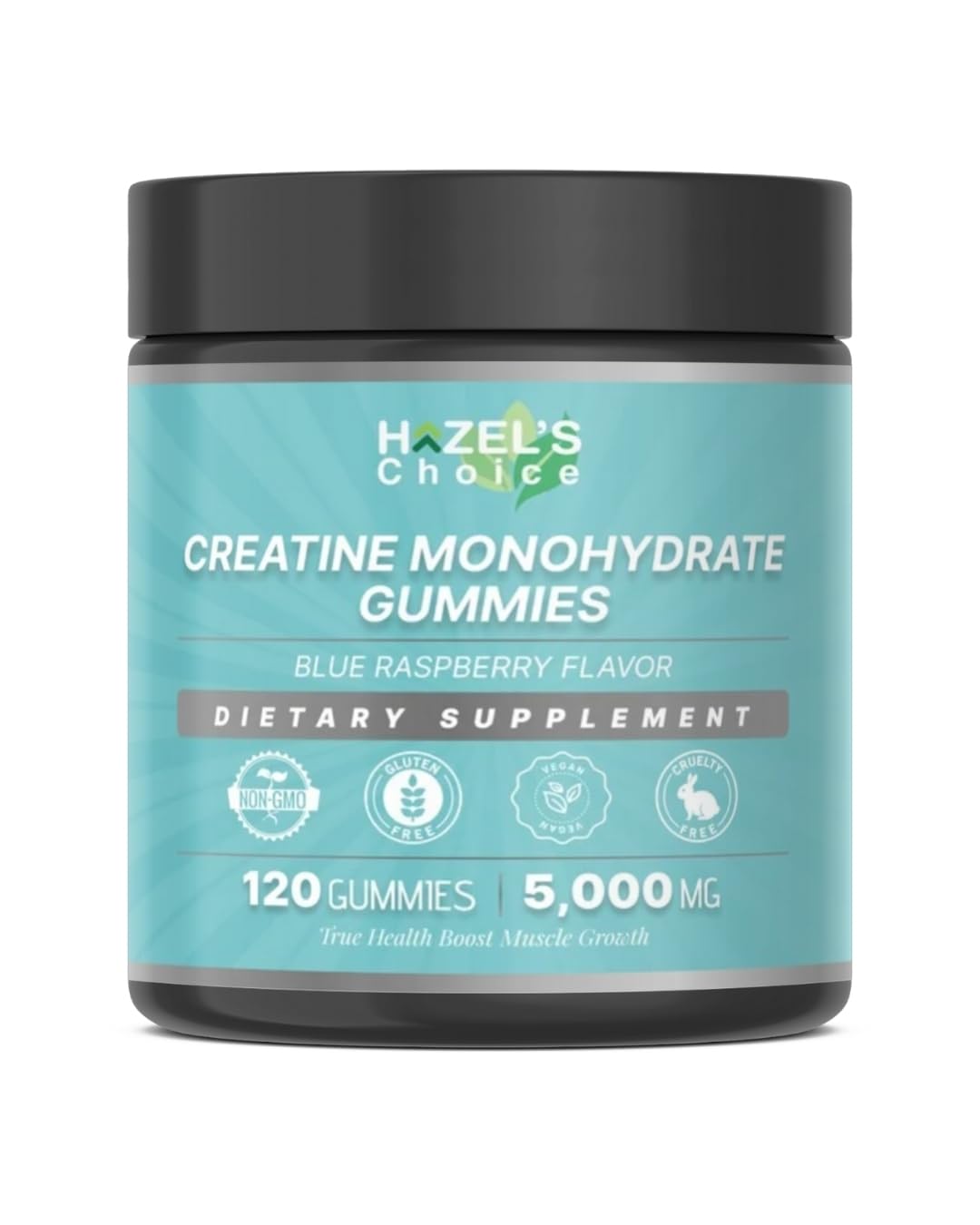 HAZEL'S Choice Creatine Monohydrate Gummies 120 Count