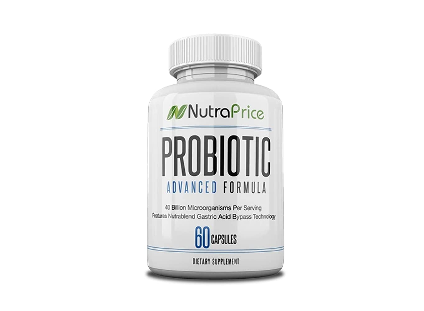 NutraPrice Pure Probiotic Daily Supplement Capsules 60 Caps (5pk)