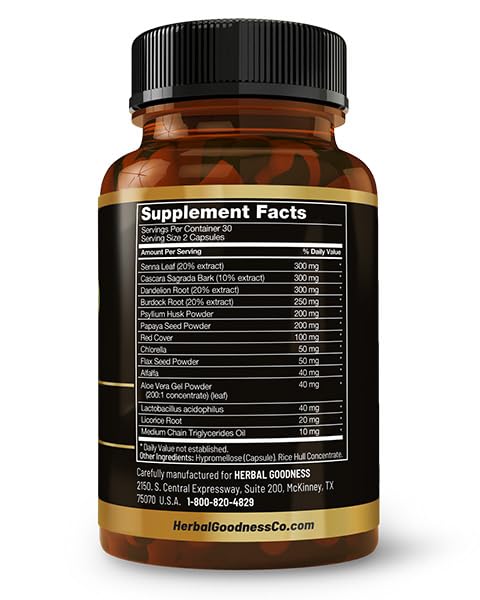 Herbal Goodness 15 Day Detox, 60 Capsules