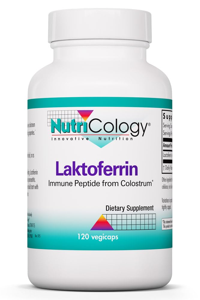 Allergy Research Group Laktoferrin Lactoferrin Glycoprotein 250 mg Capsules, 120 Count