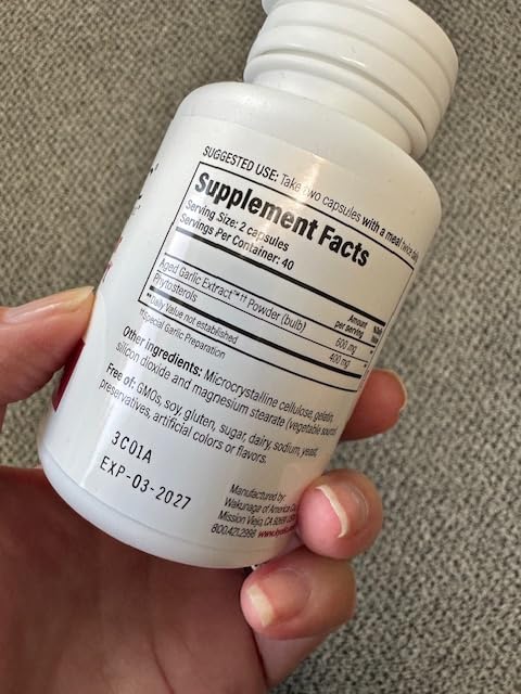 Kyolic Aged Garlic Extract Formula 107 80 Capsules