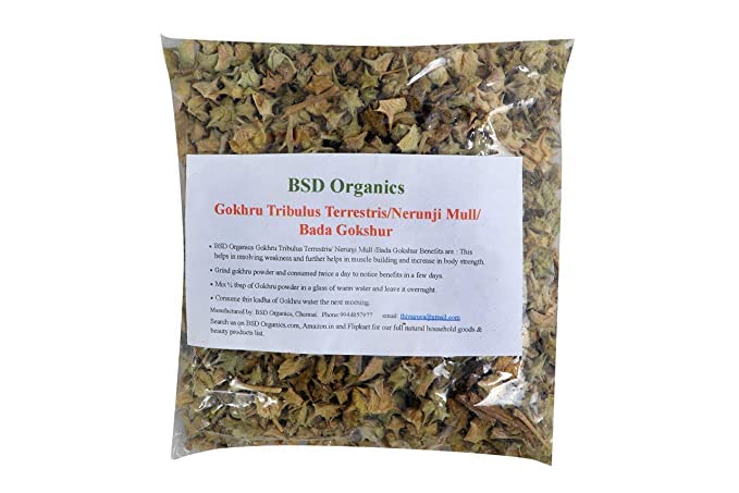 BSD Organics Tribulus Terrestris Gokhru Powder, 1.7 Ounce