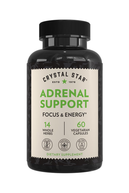 Crystal Star Adrenal Support Supplement Capsule, 60 Count