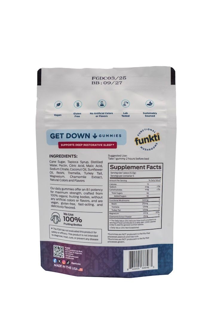 Funkti Sleep Mushroom Gummies Gummy 5 Count