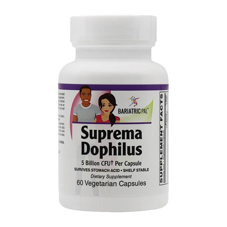 BariatricPal Suprema Dophilus Probiotic Capsules, 60 Count