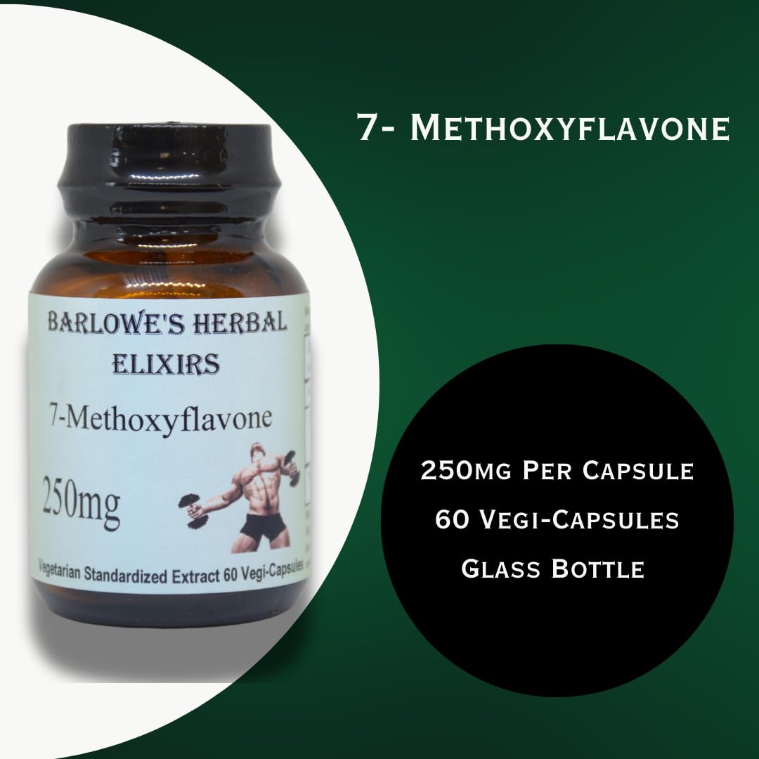 Barlowe's Herbal Elixirs 7-Methoxyflavone Extract Capsule 60 Capsules