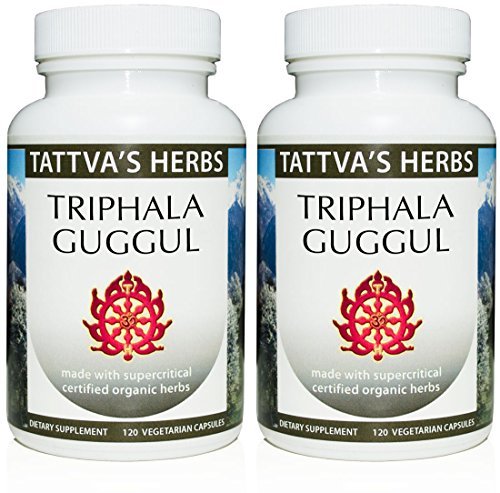 Tattva's Herbs Triphala Guggul CO2 Holistic Extract Capsules, 240 Capsules