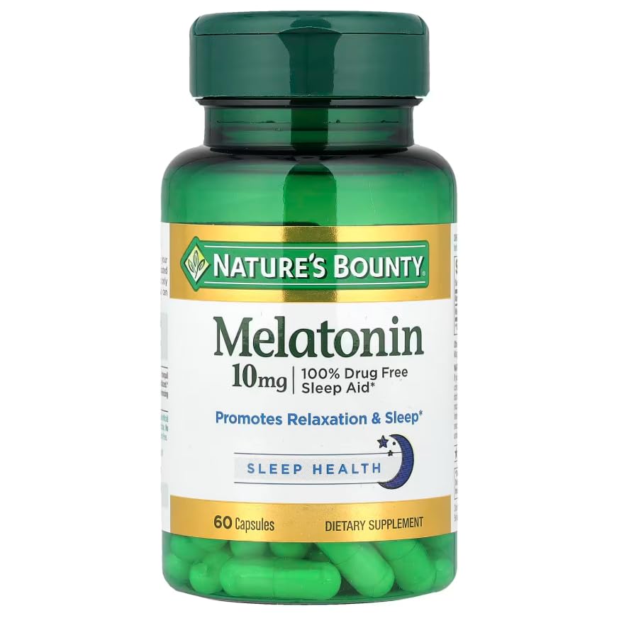 Nature's Bounty Melatonin 10mg Capsules, 240 Count