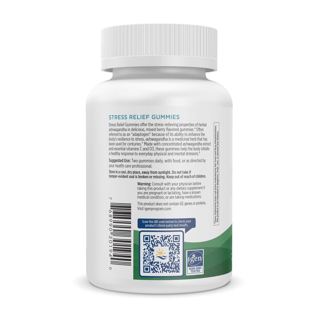 Nordic Naturals Stress Relief Gummies 80 Gummies
