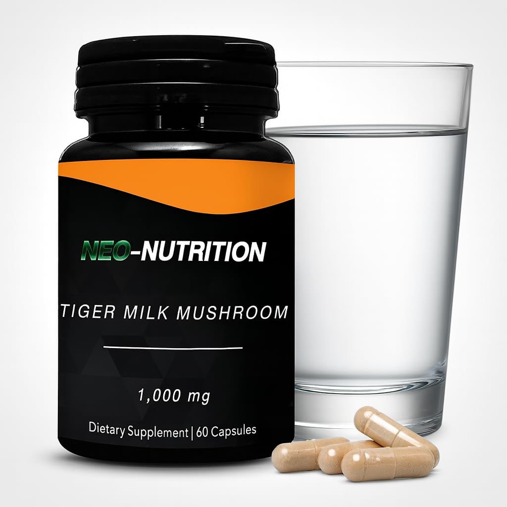 NEO-NUTRITION Tiger Milk Mushroom 1000mg Rhinocerus Sclerotium Capsules 60