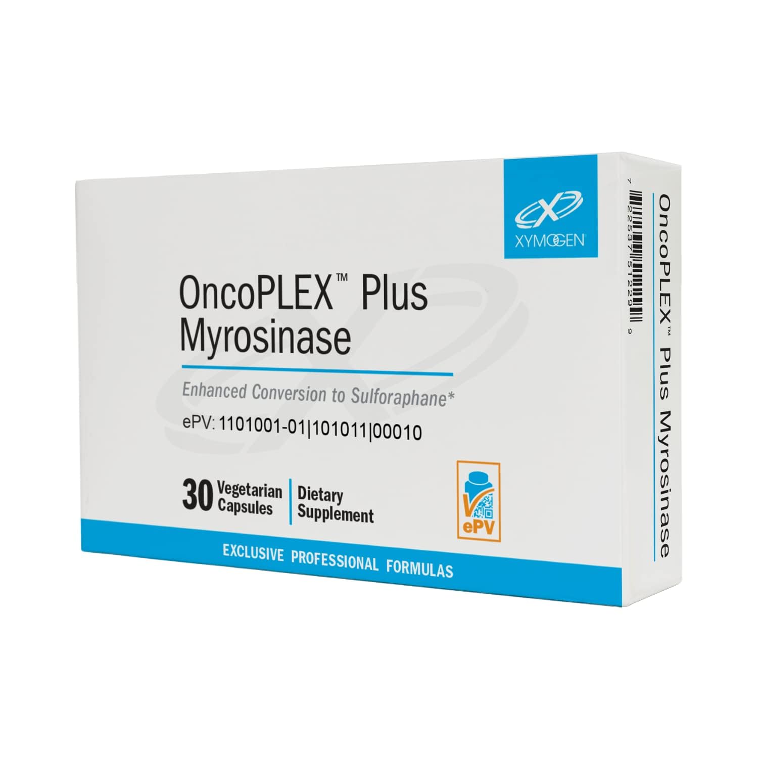 XYMOGEN OncoPLEX Plus Myrosinase - 30 mg Glucoraphanin with 170 mg Myrosinase Enzyme - Cellular & Antioxidant Support - Vegetarian, Gluten-Free & Dairy-Free, 30 Capsules