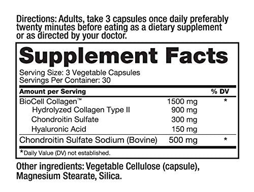 Roex Collagen II Plus Capsules, 90 Count