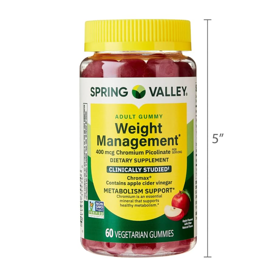 Generic Chromium Picolinate & Apple Cider Vinegar Capsules, 60 Count