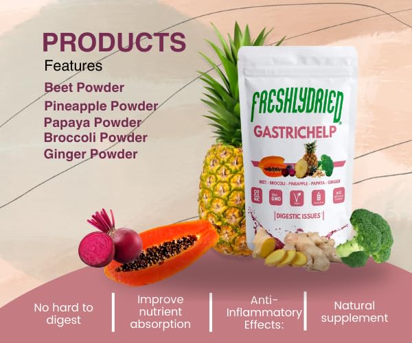 Freshlydried GastricHelp Powder, 6 Ounces