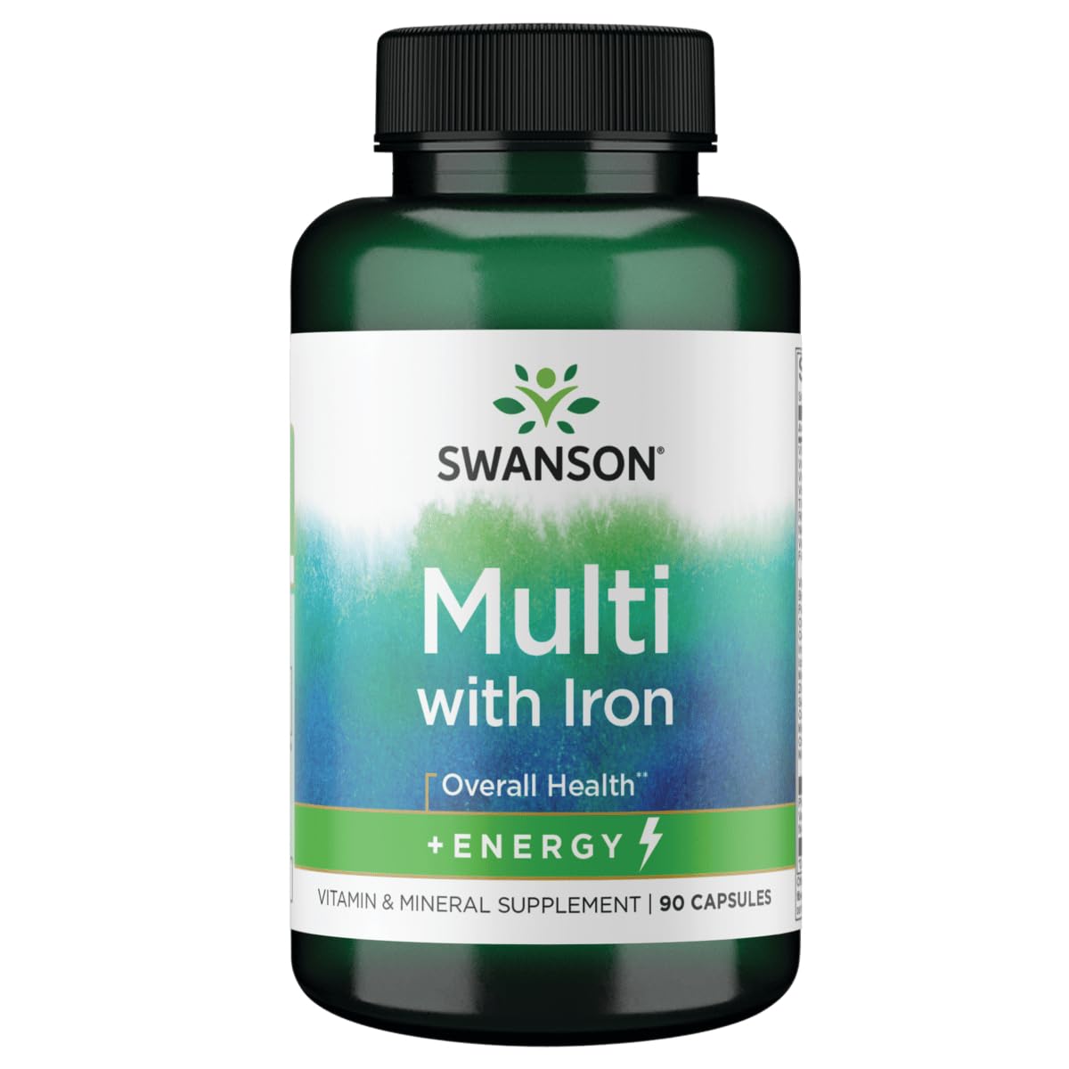 Swanson Active One Multivitamin with Iron Capsule 90 Count