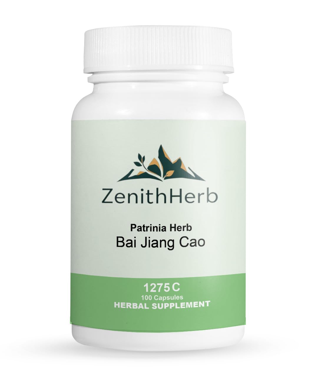 ZenithHerb Patrinia Herb, Bai Jiang Cao Herbal Supplement Capsule, 100 Capsules