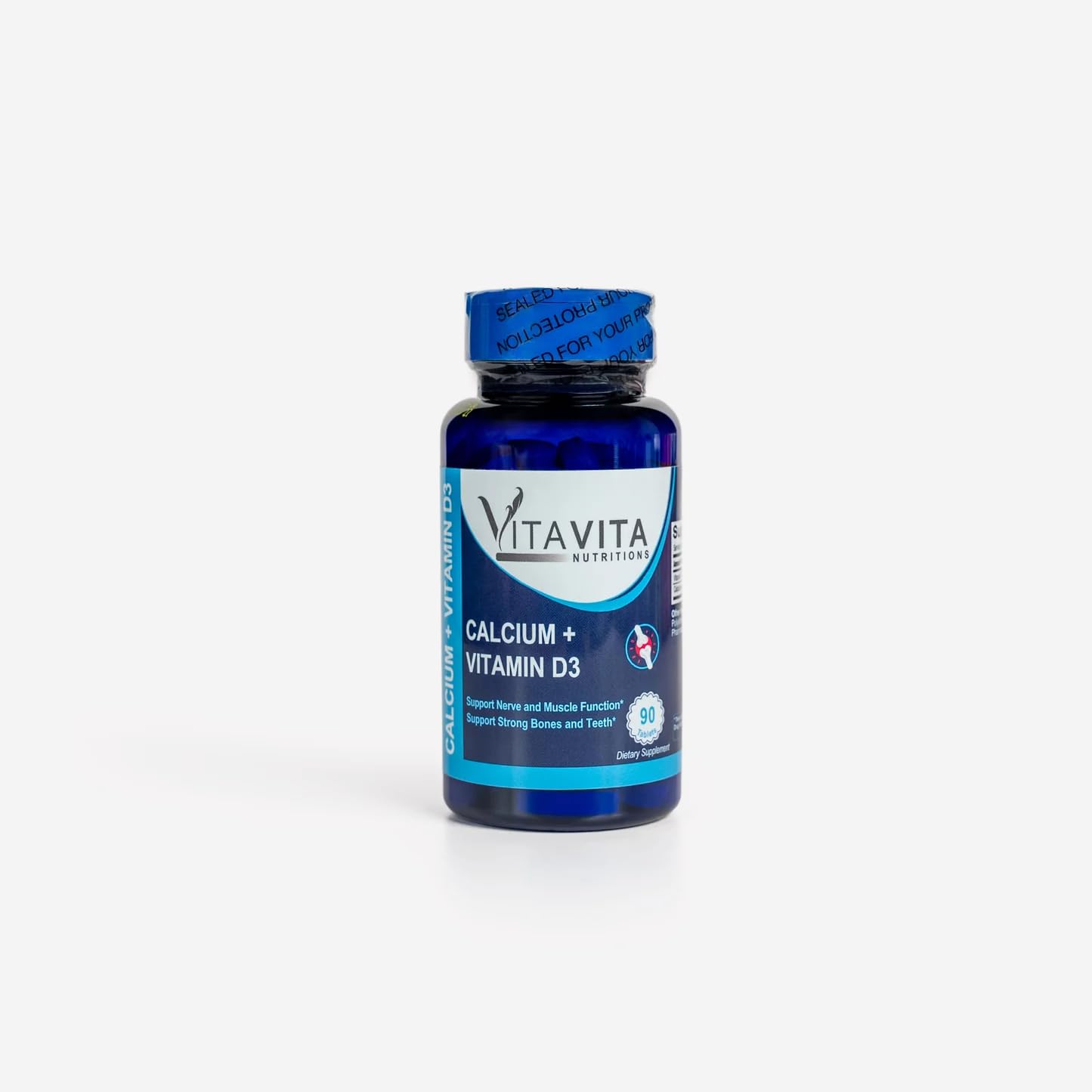 VitaVita Nutritions Calcium + Vitamin D3 Tablets 90