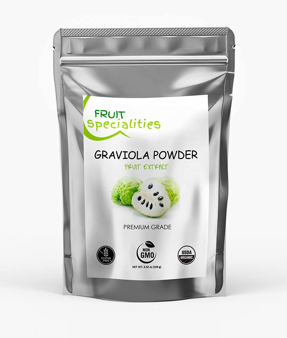 Sunrise Graviola (Soursop) Organic Fruit Powder 3.52 oz