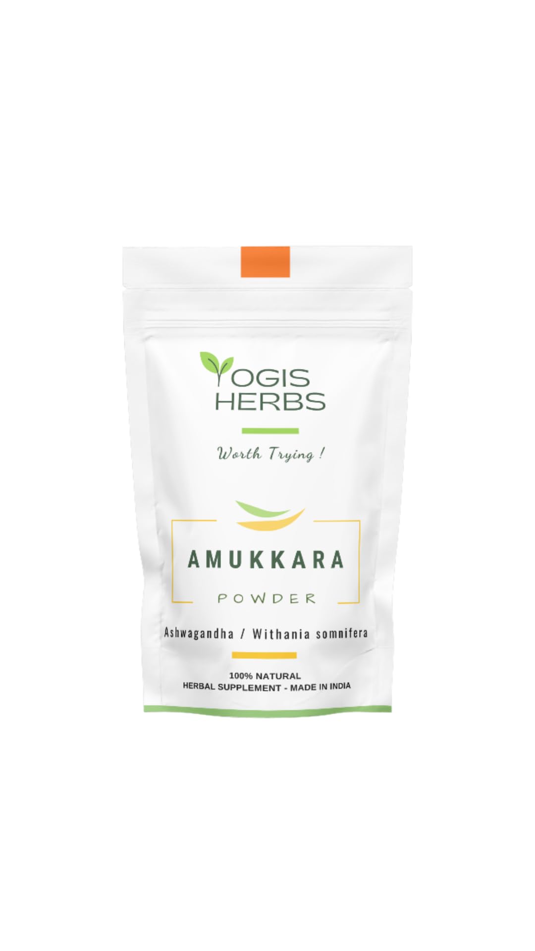 YOGIS HERBS Ashwagandha Root Powder, 16 oz