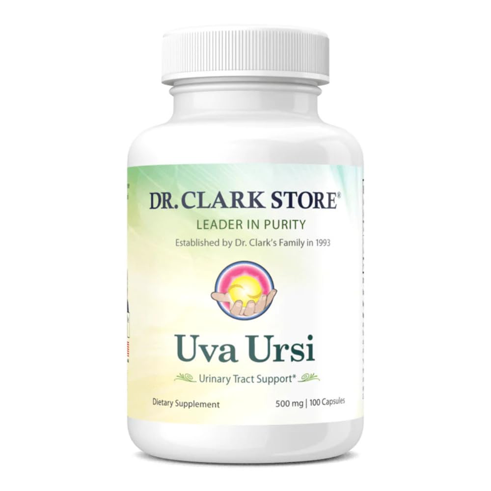 Dr Clark Store Uva Ursi Urinary Tract Support 500 Mg 100 Capsules