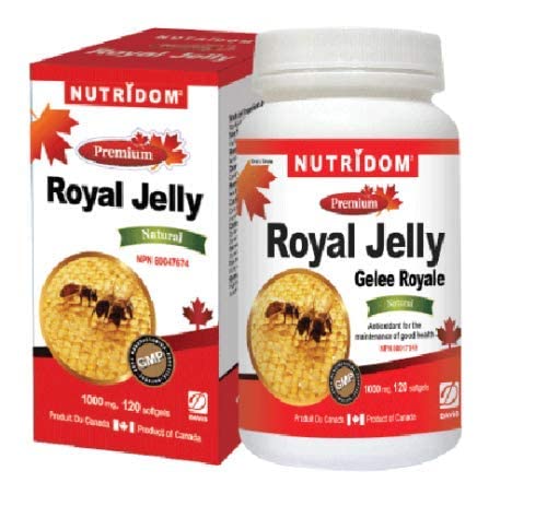Nutridom Royal Jelly 1000mg Softgels, 120 Count