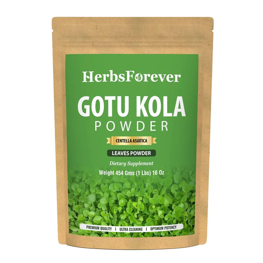 Herbsforever Gotu Kola Powder Centella asiatica 16 oz