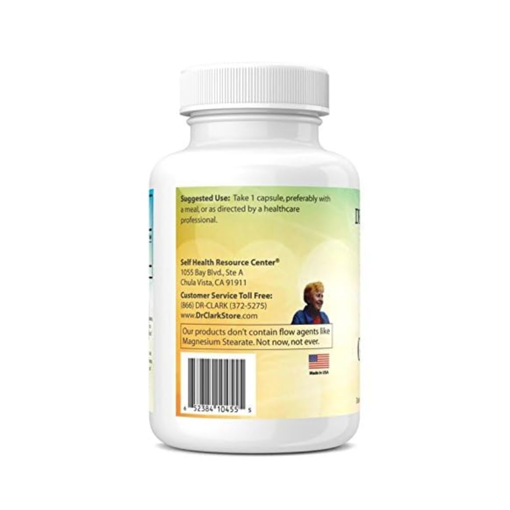 Dr Clark Store Ginger Root Supplement Digestive Support 500 mg Capsules 100 Capsules