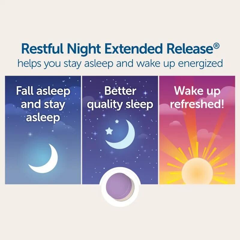 Dr. Whitaker Restful Night Extended Release Melatonin Sleep Aid, 30 Tablets