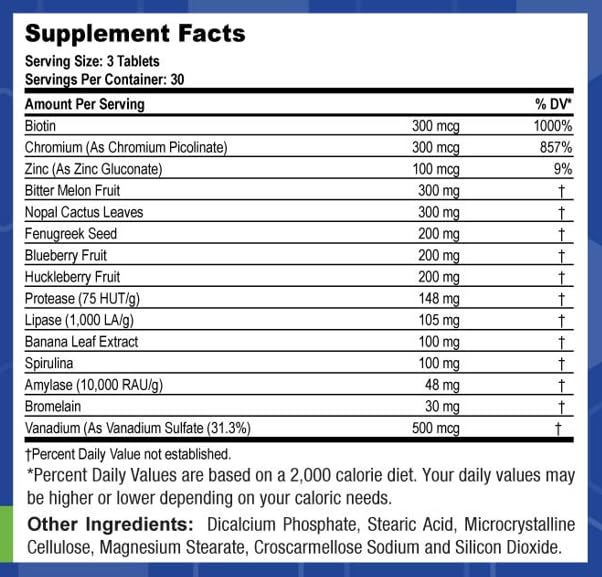 LifeSource Vitamins Pancreas Health Tablet 1 Count