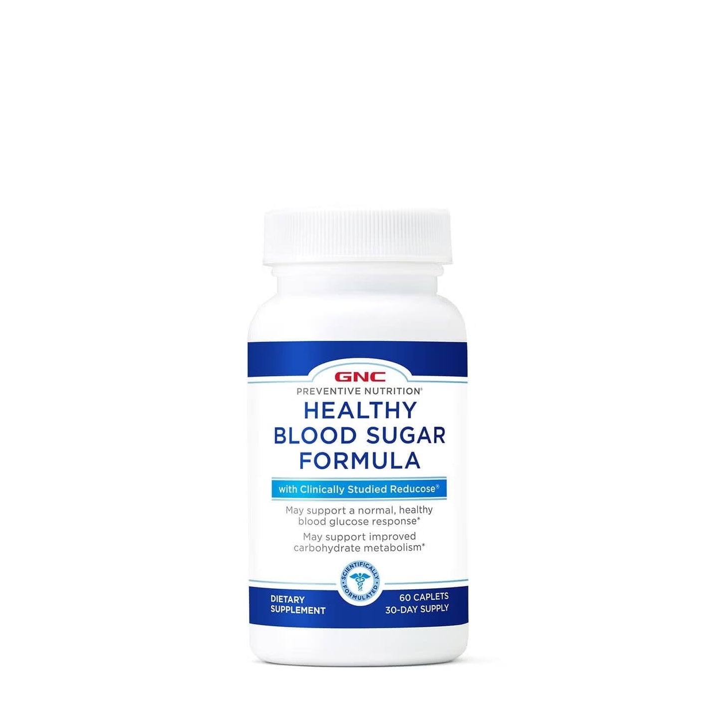GNC Preventive Nutrition Healthy Blood Sugar Formula with Reducose Capsules, 60 Count