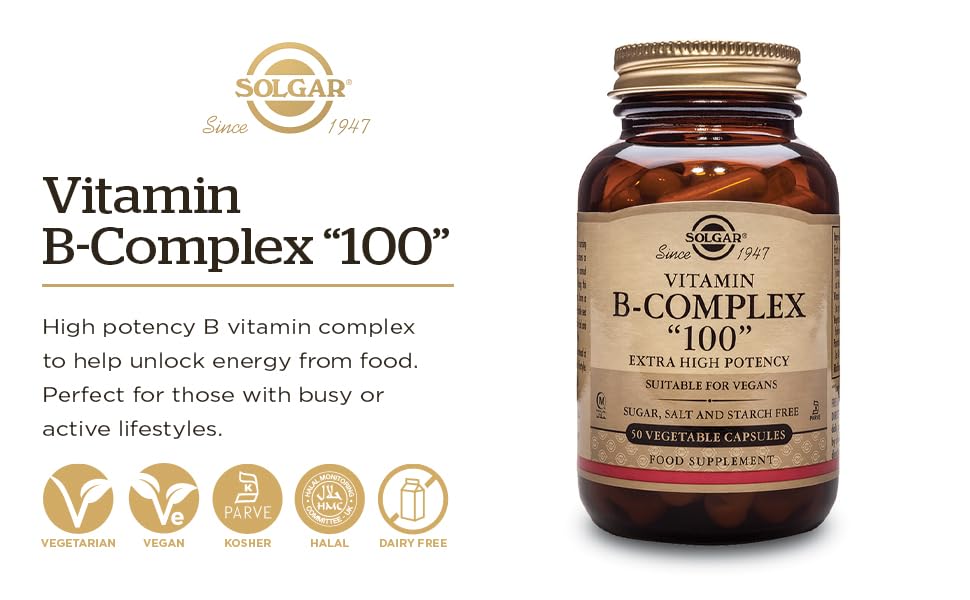 Solgar B-Complex 100 Tablets
