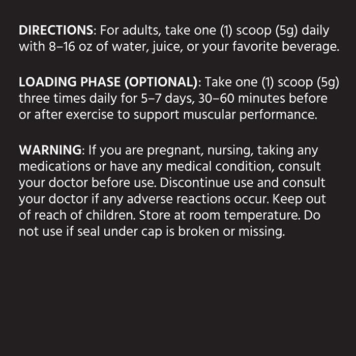 ML Naturals Micronized Creatine Monohydrate Powder, 100 Servings