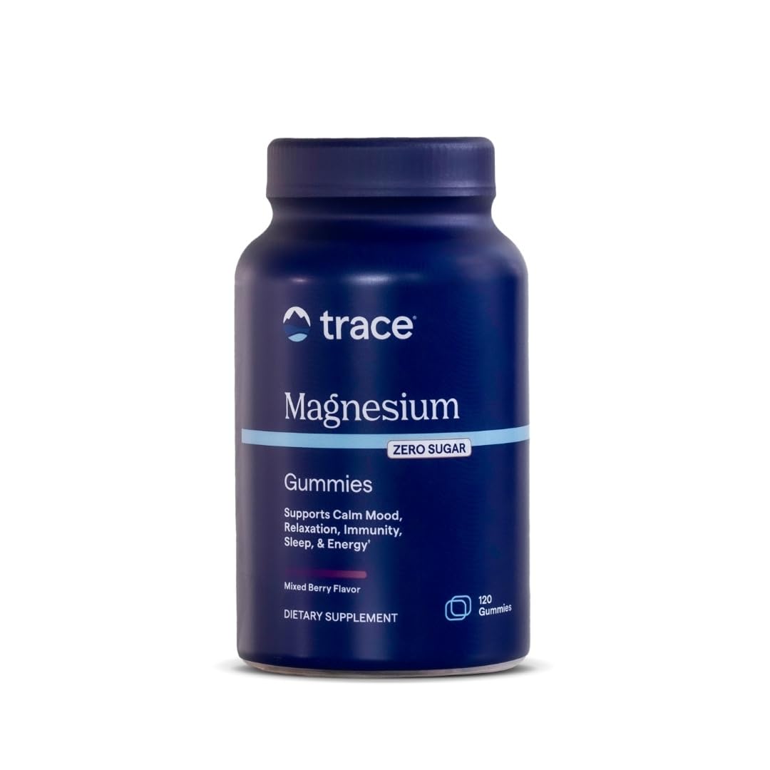 Trace Minerals Magnesium Citrate Gummies Sugar Free, 120 Count