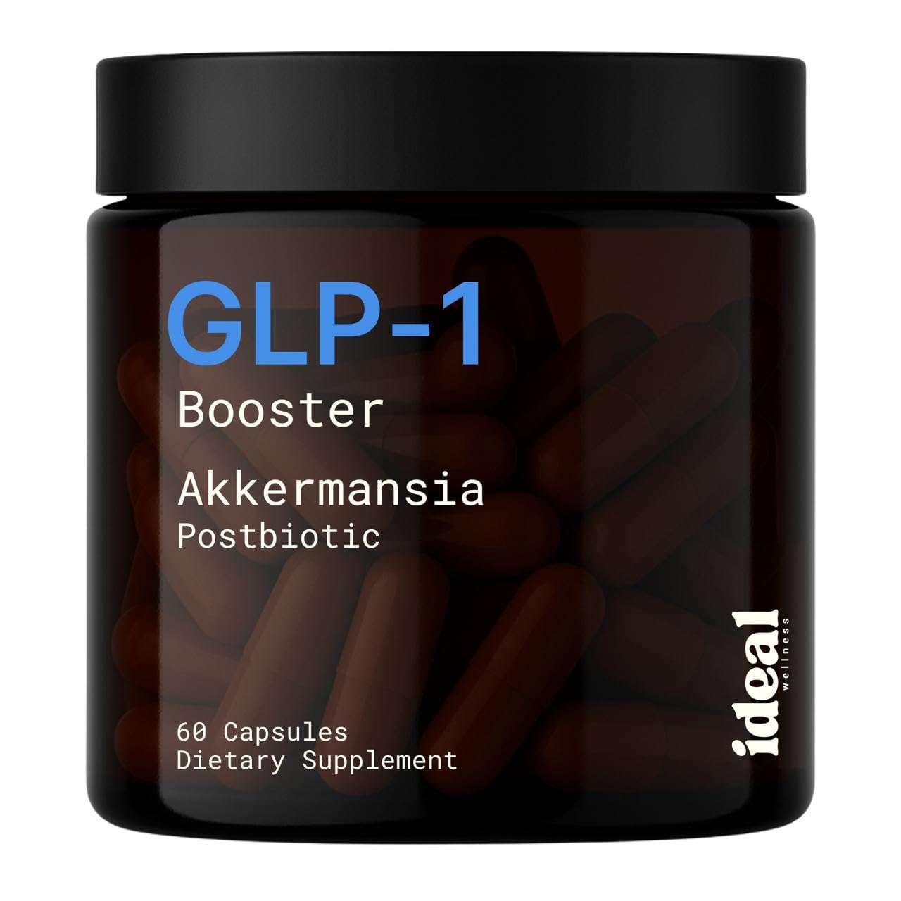 Ideal Wellness GLP-1 Booster with Akkermansia Muciniphila, 60 Capsules