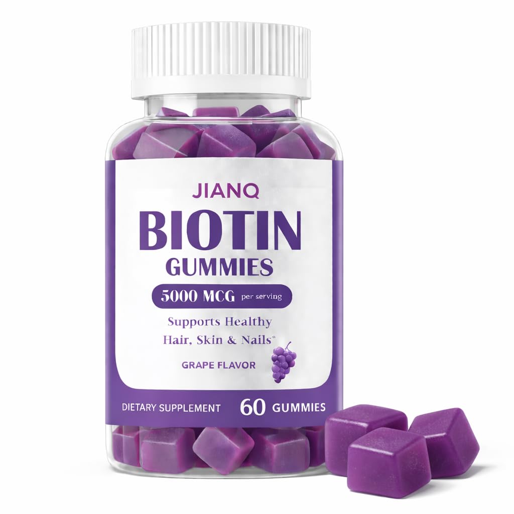 JianQ Biotin Gummies 60 Count
