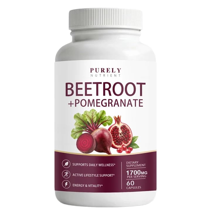 clnse Purely Nutrient Beetroot + Pomegranate 60 Capsules