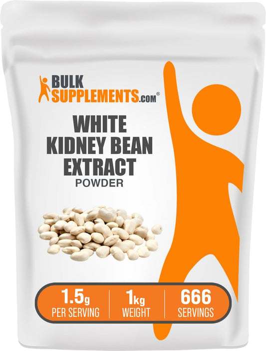 BulkSupplements White Kidney Bean Extract Powder, 2.2 lb