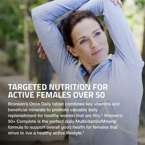 Bronson ONE Daily Women’s 50+ Complete Multivitamin Multimineral Tablet, 360 Tablets