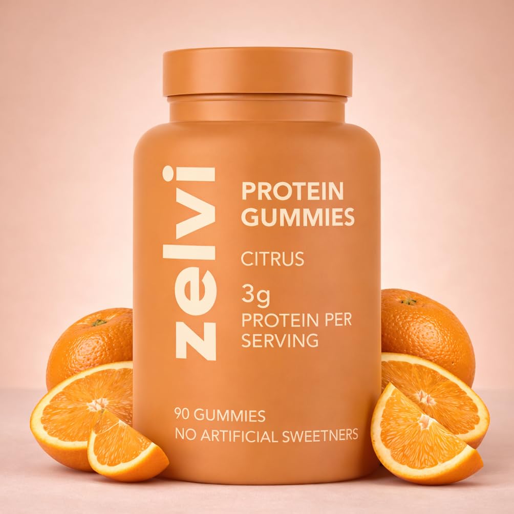 Zelvi Plant-Based Protein Gummies 90 Gummies