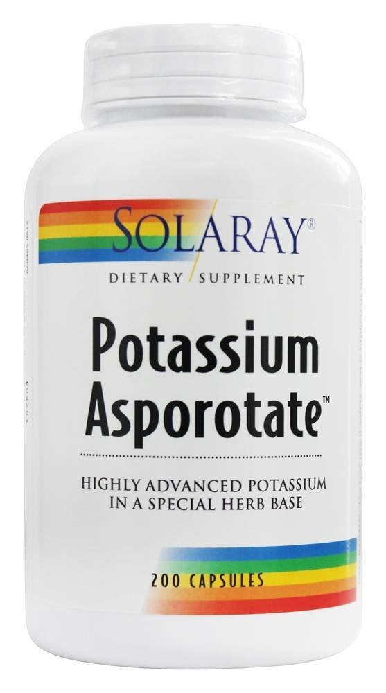 Solaray Potassium Asporotate 99 mg Capsule, 1 Count