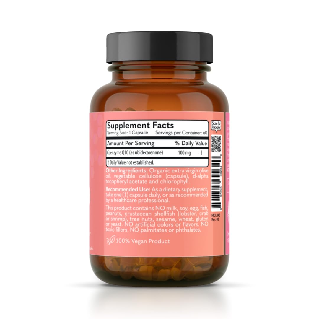 MD Logic Health CoQ10 Heart and Mitochondrial Health Support Capsule, 1 Count