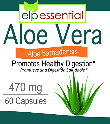 ELP ESSENTIAL Aloe Vera Capsules, 60 Capsules