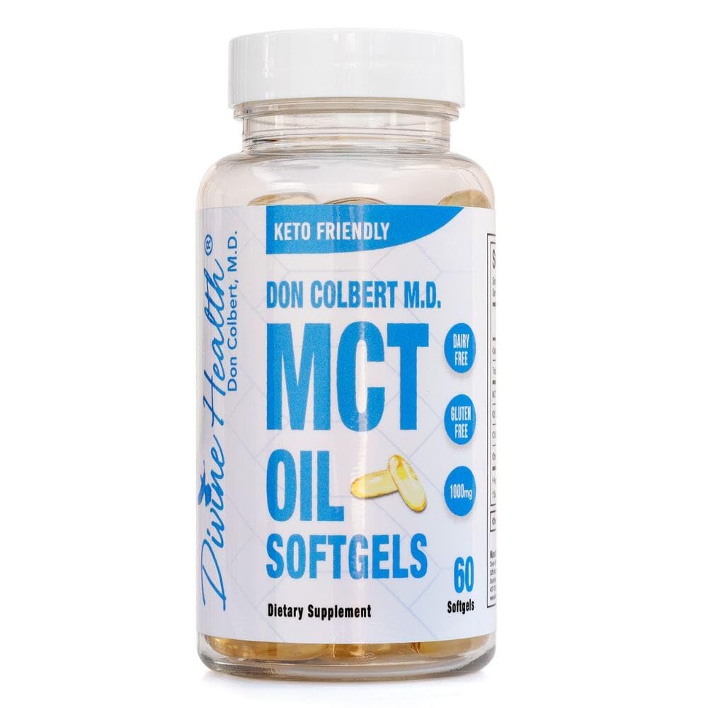 Divine Health Dr. Colbert, MD MCT Oil Softgels 60 Softgels